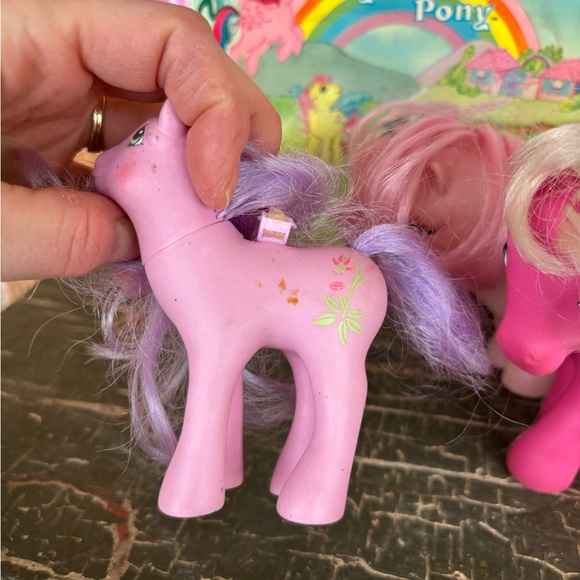 Vintage My Little Pony G1 Lot of 3 Ponies, Lunchbox 1980s - Picture 5 of 16